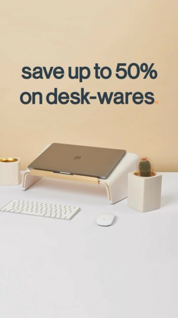 💫 Set the scene in your workspace for a productive, creative and purpose-driven year by taking advantage of our clearance sale with up to 50% off.