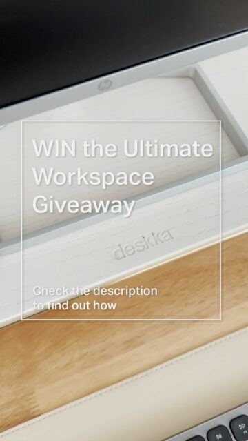 ✨Ultimate Workspace Giveaway✨

We’ve teamed up with some amazing Australian home and lifestyle brands to give one lucky winner the tools to turn your home office into a stylish workspace you will love!

THE PRIZE includes $850 of vouchers to spend at @deskka.hq @onherdesk_ @esfera_designs and a 1 hour design consult or a free Mood Board (winner’s choice) with the amazing @samantha_milne_interiors 

TO WIN
Like this reel and follow @deskka.hq @onherdesk_ @samantha_milne_interiors @esfera_designs
Tag a friend in the comments below and include your fav emoji for a bit of fun :)

Entries are unlimited! Just be sure to tag each friend in a new comment for it to count as a new entry.

Comp starts now Sunday 19/3/23 and closes at midnight AEDT on Thursday 23rd March 2023. Open to Australian residents only. 

The winner will be drawn randomly and announced at 7pm on Friday 24th March and notified directly via IG. 

This comp is in no way endorsed or associated with Instagram.

*include hashtags of choice and emoji’s of choice!