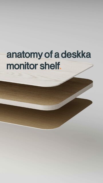 Our sleek and modern Monitor Shelf is not only aesthetically pleasing but also designed to make your workday more accessible and more organised. With features like these, your deskka will last a lifetime. 

Enjoy more of life’s work(ie) moments with deskka.